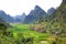 Valley landscape in Vietnam