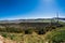 Valley of Millau city in France