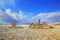 Valley of the Moon at Sunset, Atacama Desert dramatic landscape, Chile