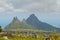 Valley and mountain tops. Trou aux Cerfs, Curepipe, Mauritius