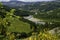 Valley of Panaro river , Modena province, near Rocca Malatina