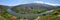 Valley of river Douro with vineyards near Mesao Frio Portugal