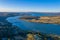 Valley of river Tamar in Tasmania, Australia