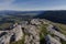 valley from the rocky top of the mount horizontal