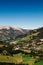 Valley, Schrattenfluh and Sorenberg town at foot of Brienzer Rothorn, Switzerland