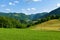 Valley in Slovene prealps in Å tajerska, Slovenia