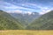 Valley in Tayrona National Park seen from Ciudad Perdida main te