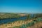 Valley with the Tejo River and hills