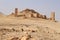 Valley of tombs. Ruins of the ancient city of Palmyra