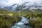 Valley Track, One of the most popular walks in Aoraki/Mt Cook National Park, New Zealand