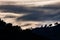 valley under iridescent clouds in Xeraco