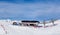 Valley view of Val Thorens. Lower La Becca lift station