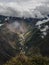 Valley of the Vilcanota river from the top of the Machu Picchu mountain