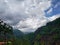 Valleys of the satpura mountain range nearby Bee waterfall