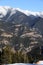 Vallnord, mountains covered with snow, the Principality of Andorra, Europe.