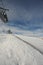 VallNord, the ski lift chair El Cubil and the slope Cubil, the Principality of Andorra, the eastern Pyrenees, Europe.