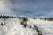 VallNord, the ski lift chair El Cubil and the slope Cubil, the Principality of Andorra, the eastern Pyrenees, Europe.