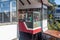 VALPARAISO, CHILE - MARCH 29, 2015: People ride a funicular in Valparaiso, Chi