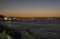 Valparaiso city in the evening