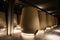 Valpolicella, Veneto, Italy. Winery, contemporary, modern architecture wine cellar, interior design