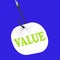 Value On Hook Shows Great Significance Or
