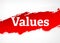 Values Red Brush Abstract Background Illustration