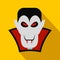 Vampire dracula flat icon