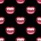 Vampire mouth. Wallpaper