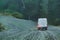 Van Driving at Gravel Road, Patagonia, Chile