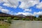 Van driving over bridge, Carretera Austral, Chile