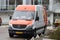 Van of the dutch post organisation PostNL for distribution of packages in Gouda, the Netherlands.