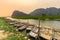 Van Long swamp in NinhBinh, Vietnam