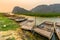 Van Long swamp in NinhBinh, Vietnam