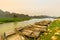 Van Long swamp in NinhBinh, Vietnam