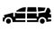 van minivan car glyph icon animation