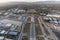 Van Nuys Airport Dusk Aerial