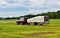 Van Towing a Glider Trailer in Sport Event