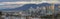 Vancouver BC Skyline with Granville Island Bridge