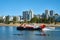 Vancouver, British Columbia, Canada â€“ September 25, 2022. Canadian Coast Guard Hovercraft Vancouver