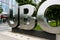 Vancouver British Columbia, June 20 2018: Editorial photo of the UBC sign that signifies that you are on the University