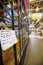 Vancouver, Canada - Apr 7, 2020: Closure notice on business inside Granville Island Market during Coronavirus pandemic