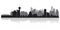 Vancouver Canada city skyline vector silhouette