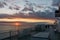 VANCOUVER, Canada - September 01, 2018: Passengers on Deck of a BC Ferries Vessel sunrise cruise to Vancouver Island