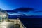 VANCOUVER, Canada - September 03, 2018: view from Passenger Deck of a BC Ferries Vessel sunrise cruise to Vancouver