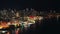 Vancouver, Canada - September 9, 2023. Aerial view of Port of Vancouver at night