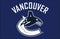 Vancouver Canucks logo editorial illustrative vector