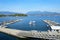 Vancouver Harbour Flight Center CXH. Seaplanes, Float Planes, Pontoon Planes docked at Coal Harbour, downtown Vancouver, Canada