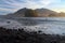 Vancouver Island, Tofino Inlet in First Morning Light on Islands and Mudflats, British Columbia, Canada