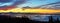 Vancouver Panoramic Cityscapes at sunrise