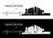 Vancouver skyline - Canada - vector illustration